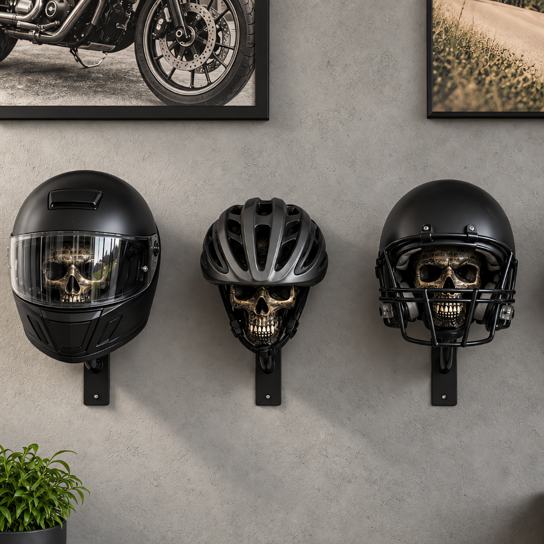 Skullkeeper™ Your helmet's final resting place